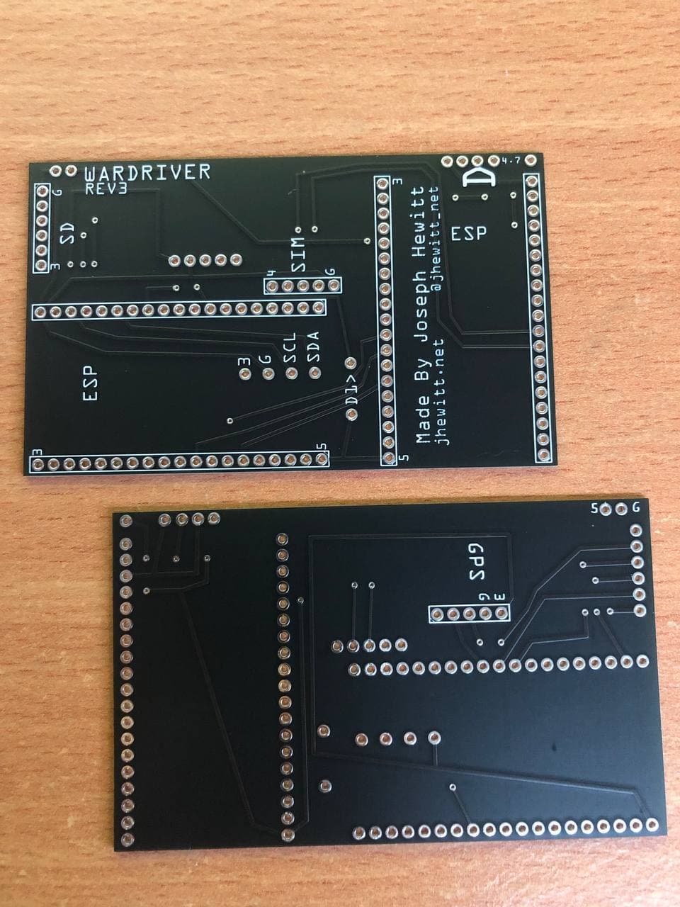 Wardriver Rev3 PCB